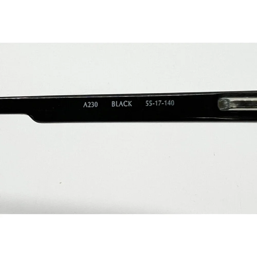 Converse Eyeglasses Frames Mens Black Semi Rimless A230 55-17-140
